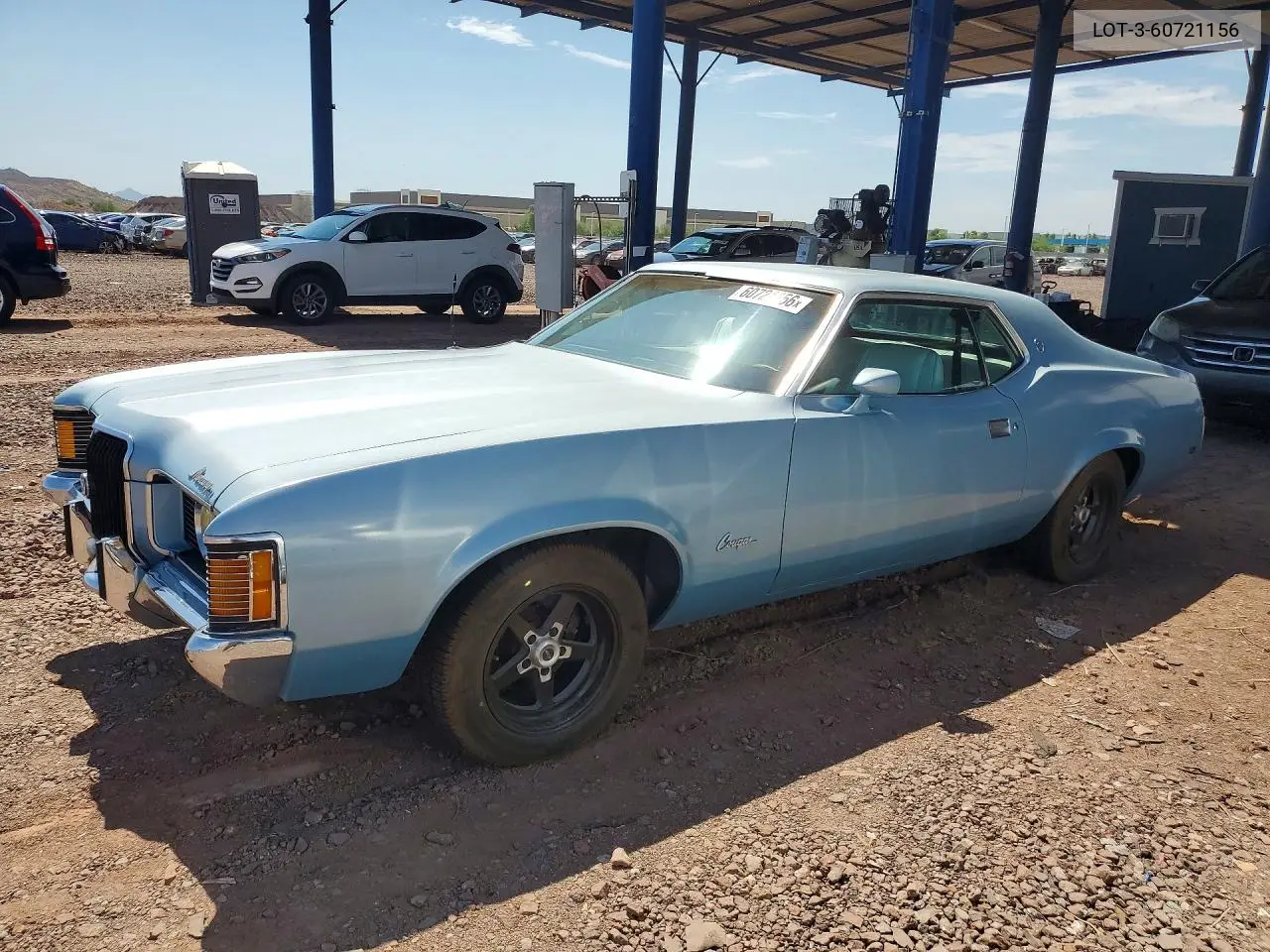 1972 Mercury Cougar VIN: LOT-3-60721156 Lot: 60721156