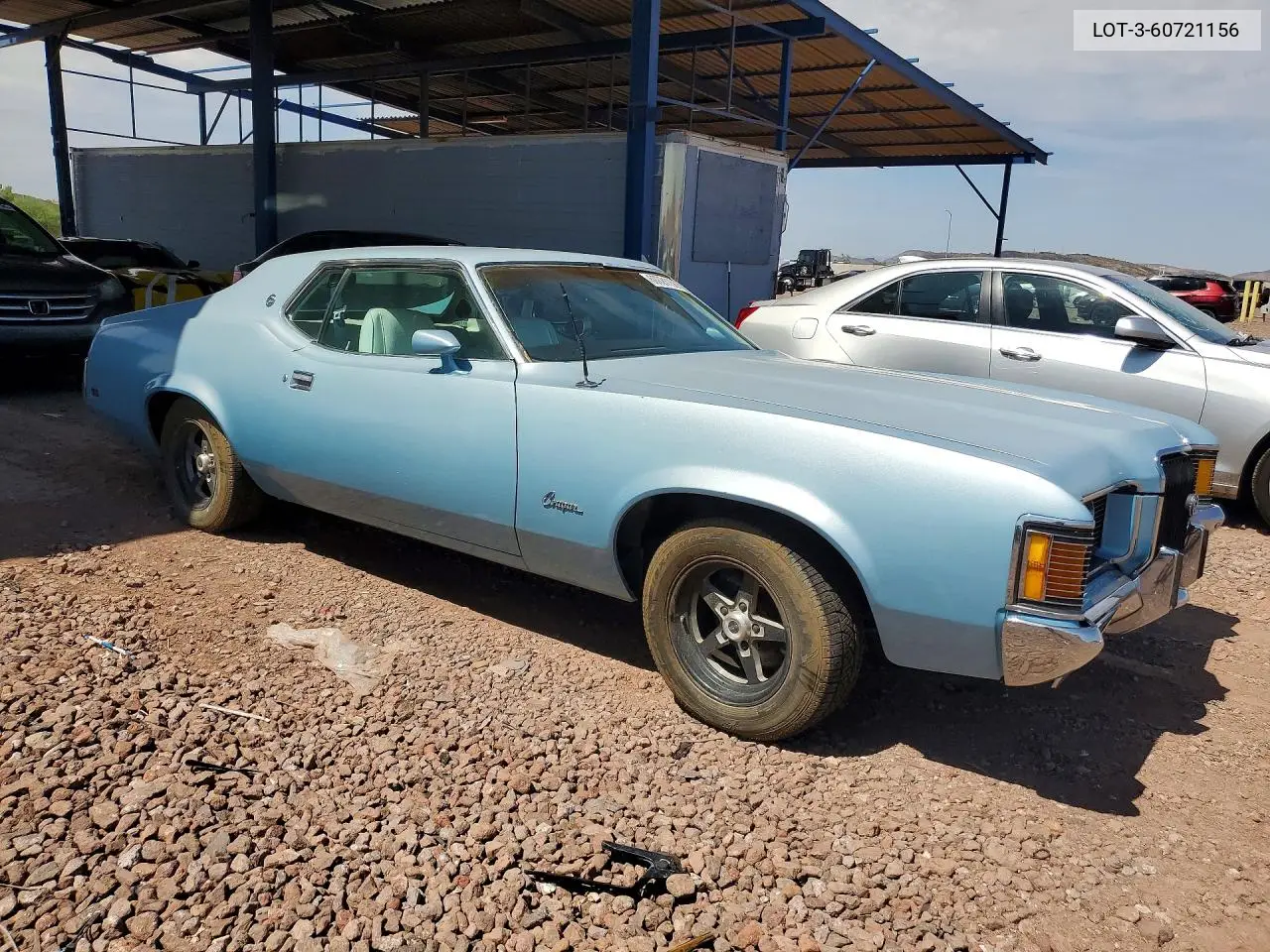 1972 Mercury Cougar VIN: LOT-3-60721156 Lot: 60721156