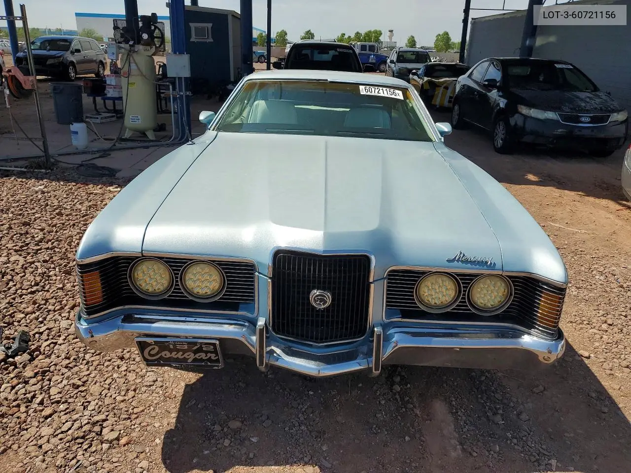 1972 Mercury Cougar VIN: LOT-3-60721156 Lot: 60721156