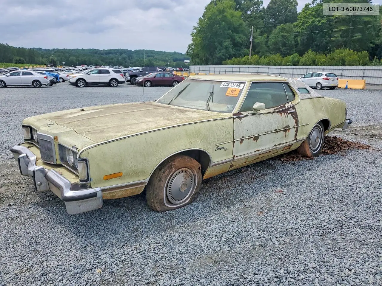 1976 Mercury Cougar Xr7 VIN: 6A93H527168 Lot: 60873746