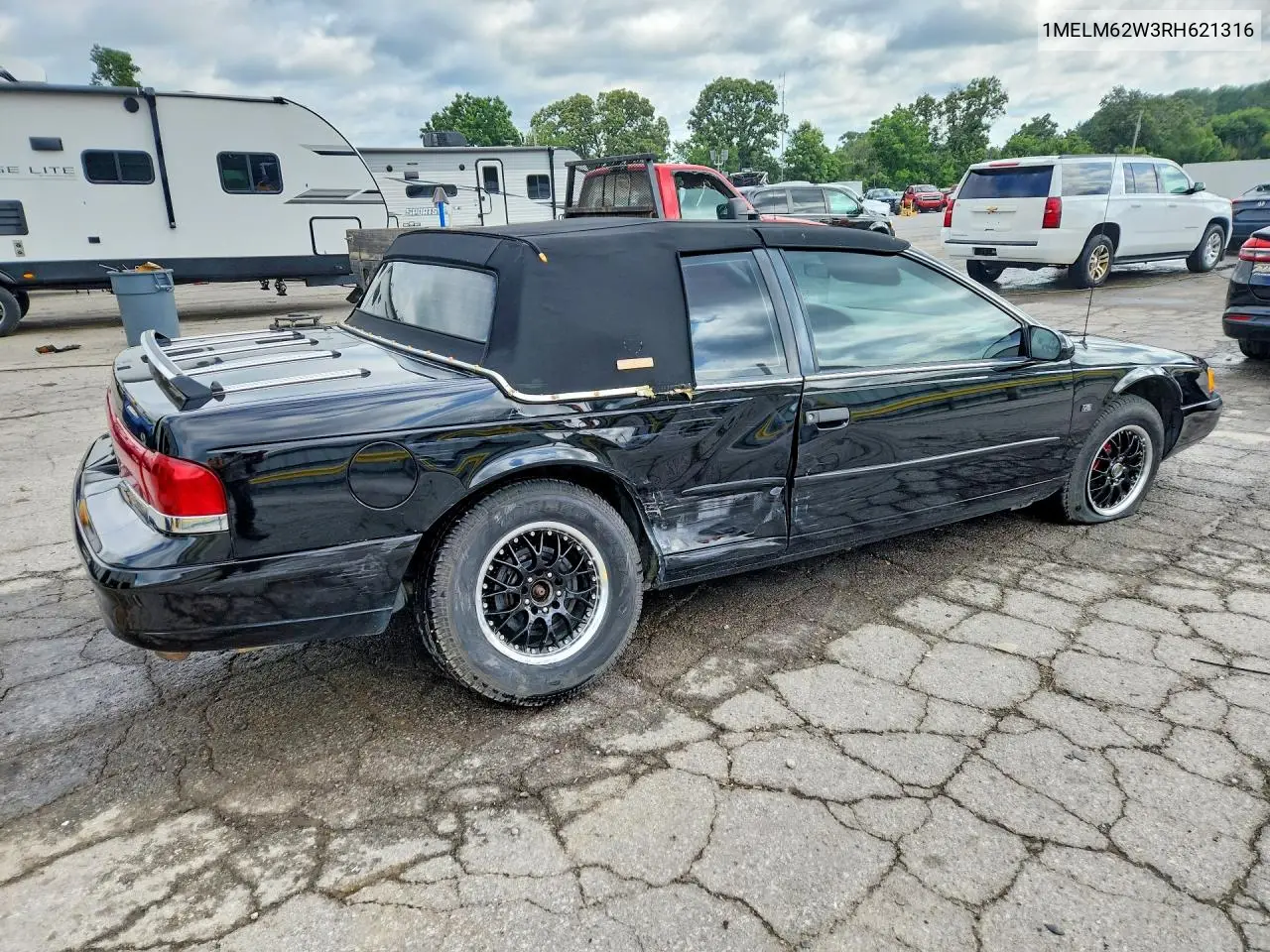 1994 Mercury Cougar Xr7 VIN: 1MELM62W3RH621316 Lot: 56307916