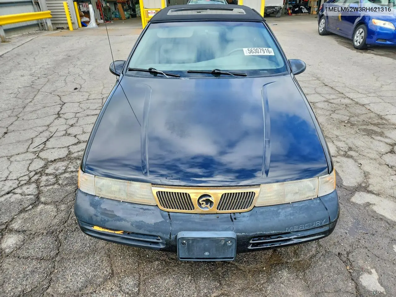 1994 Mercury Cougar Xr7 VIN: 1MELM62W3RH621316 Lot: 56307916