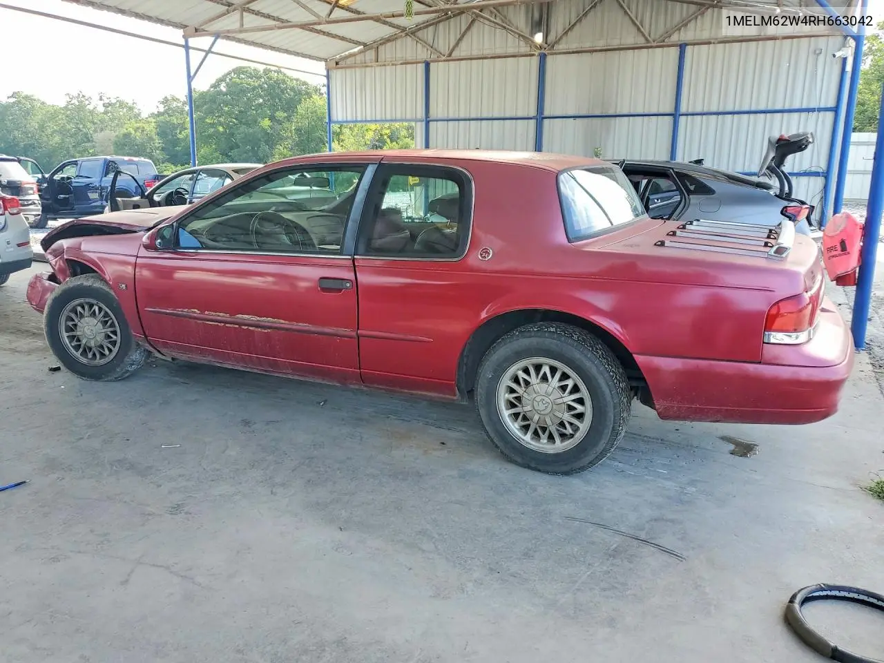 1994 Mercury Cougar Xr7 VIN: 1MELM62W4RH663042 Lot: 62022586