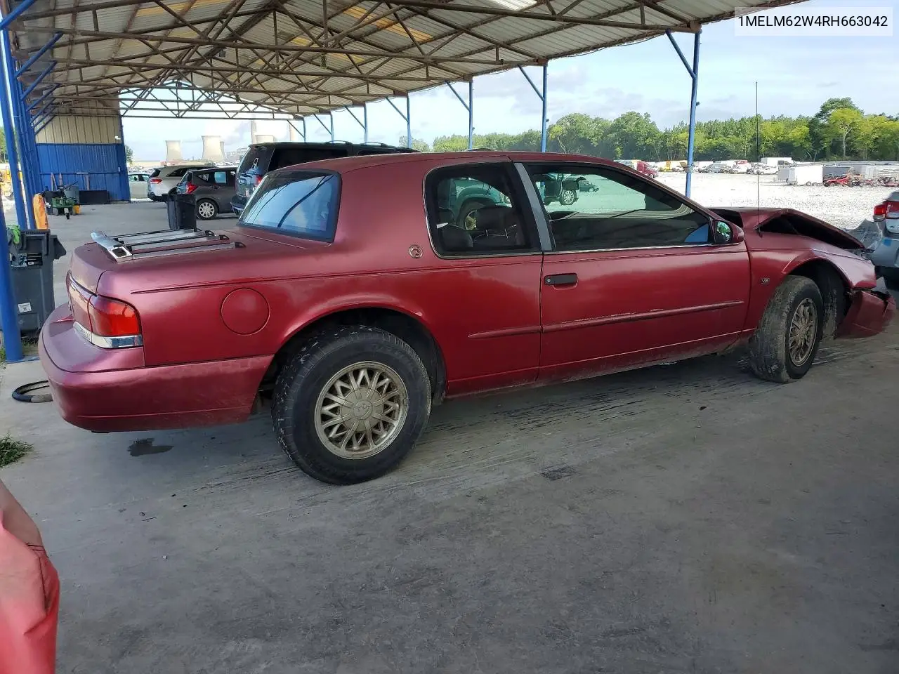 1994 Mercury Cougar Xr7 VIN: 1MELM62W4RH663042 Lot: 62022586