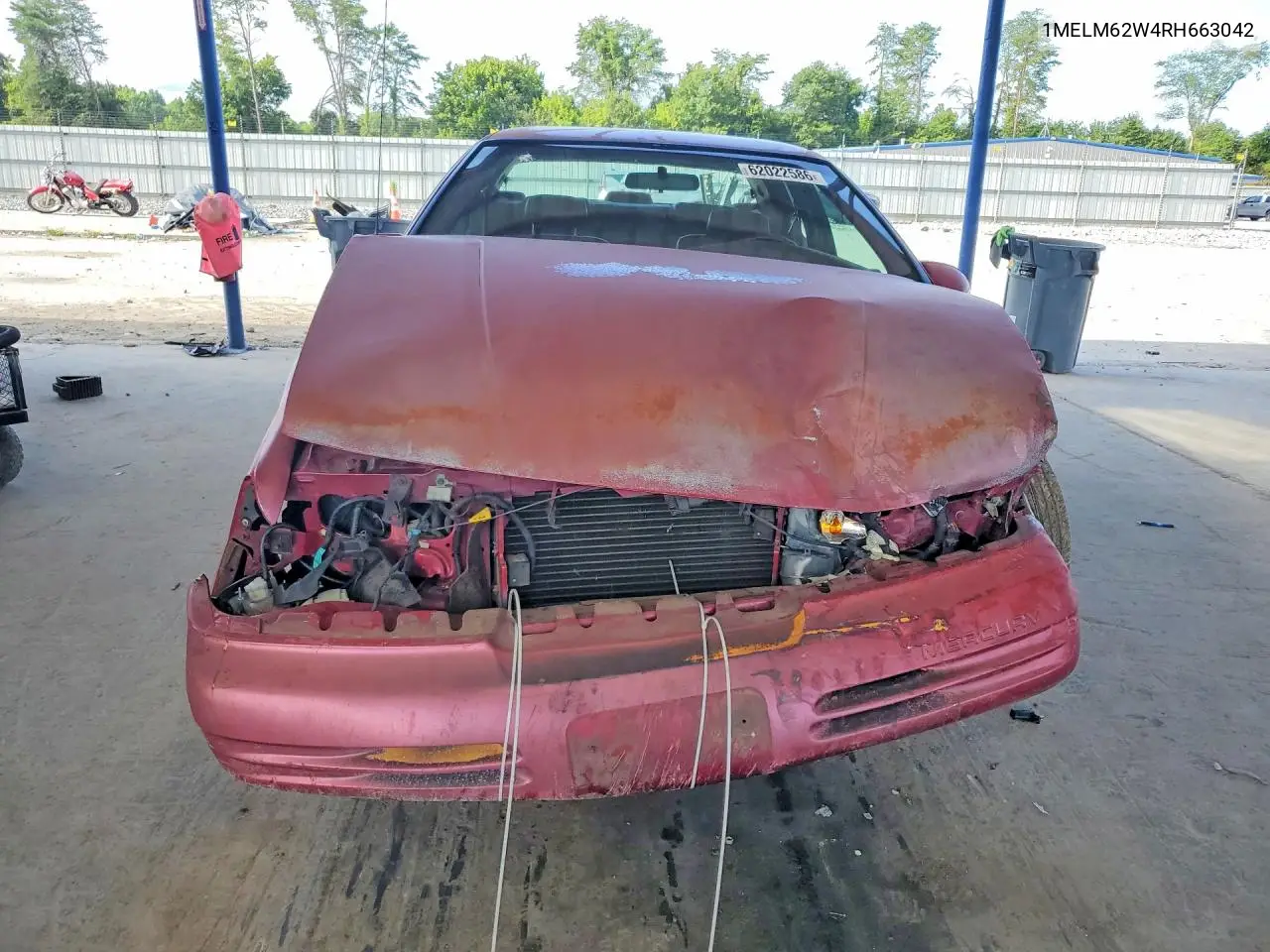 1994 Mercury Cougar Xr7 VIN: 1MELM62W4RH663042 Lot: 62022586