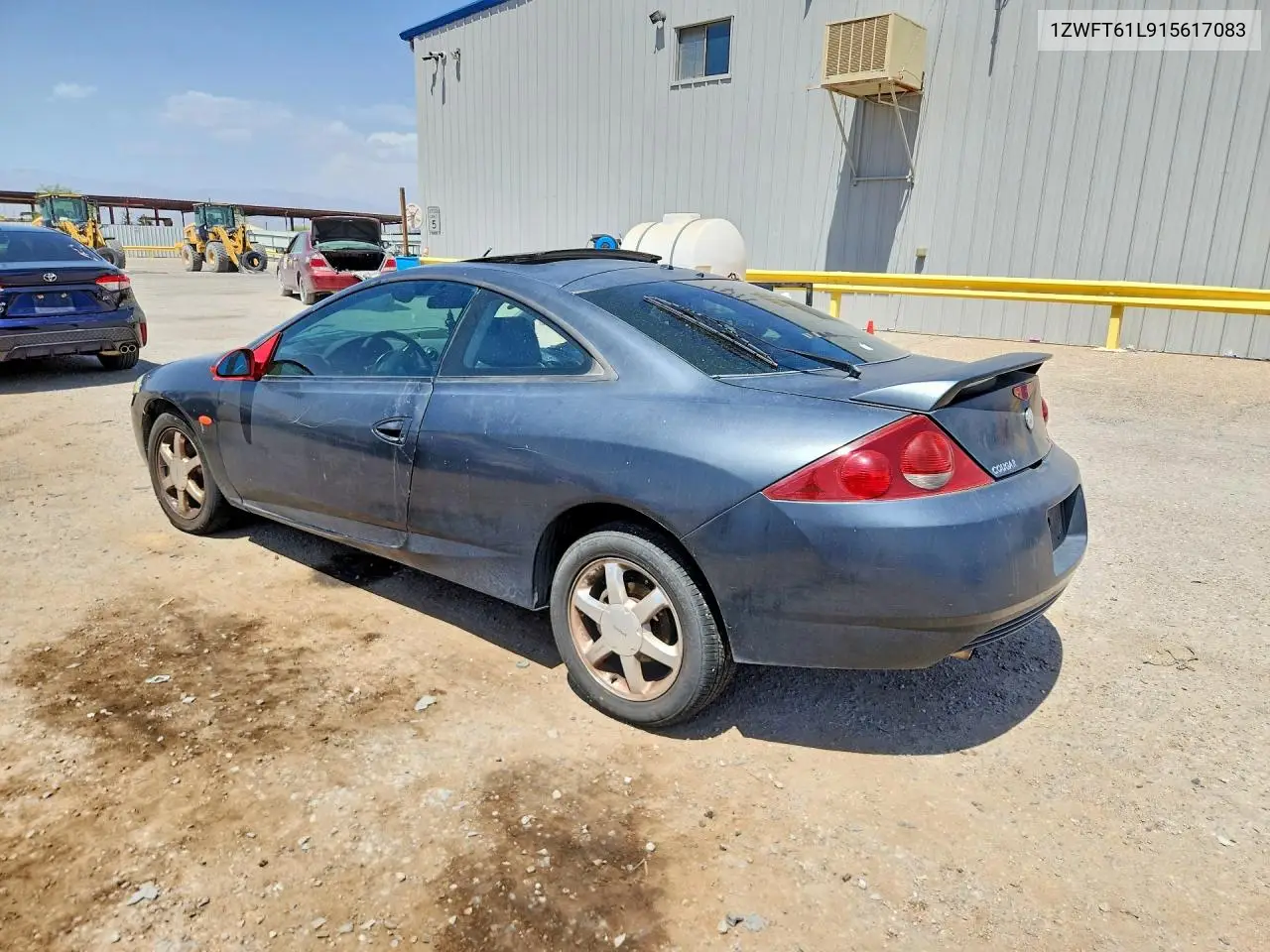 2001 Mercury Cougar V6 VIN: 1ZWFT61L915617083 Lot: 59679826