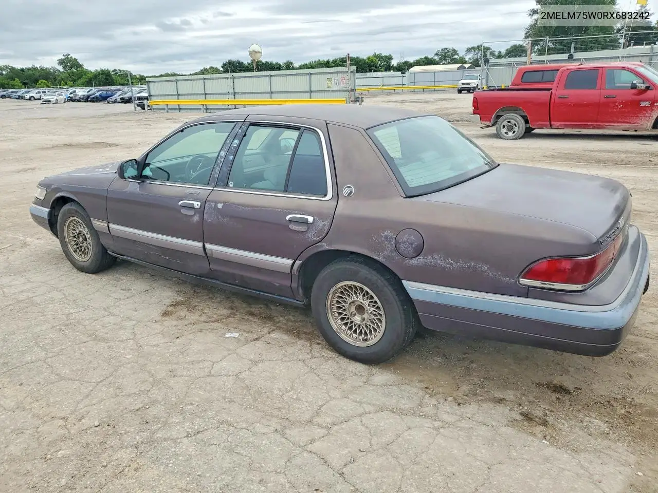 1994 Mercury Grand Marquis Ls VIN: 2MELM75W0RX683242 Lot: 58433376