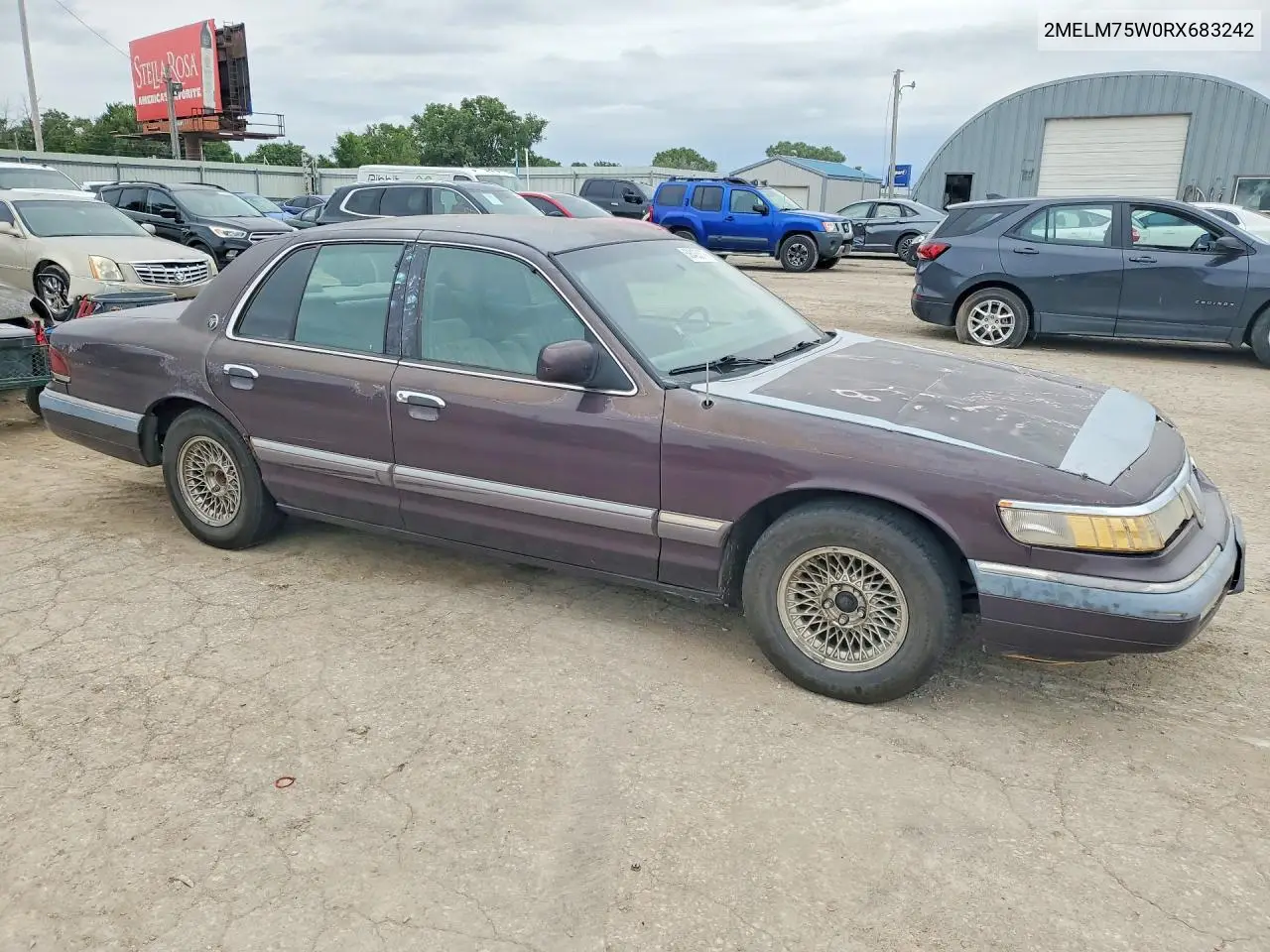 1994 Mercury Grand Marquis Ls VIN: 2MELM75W0RX683242 Lot: 58433376