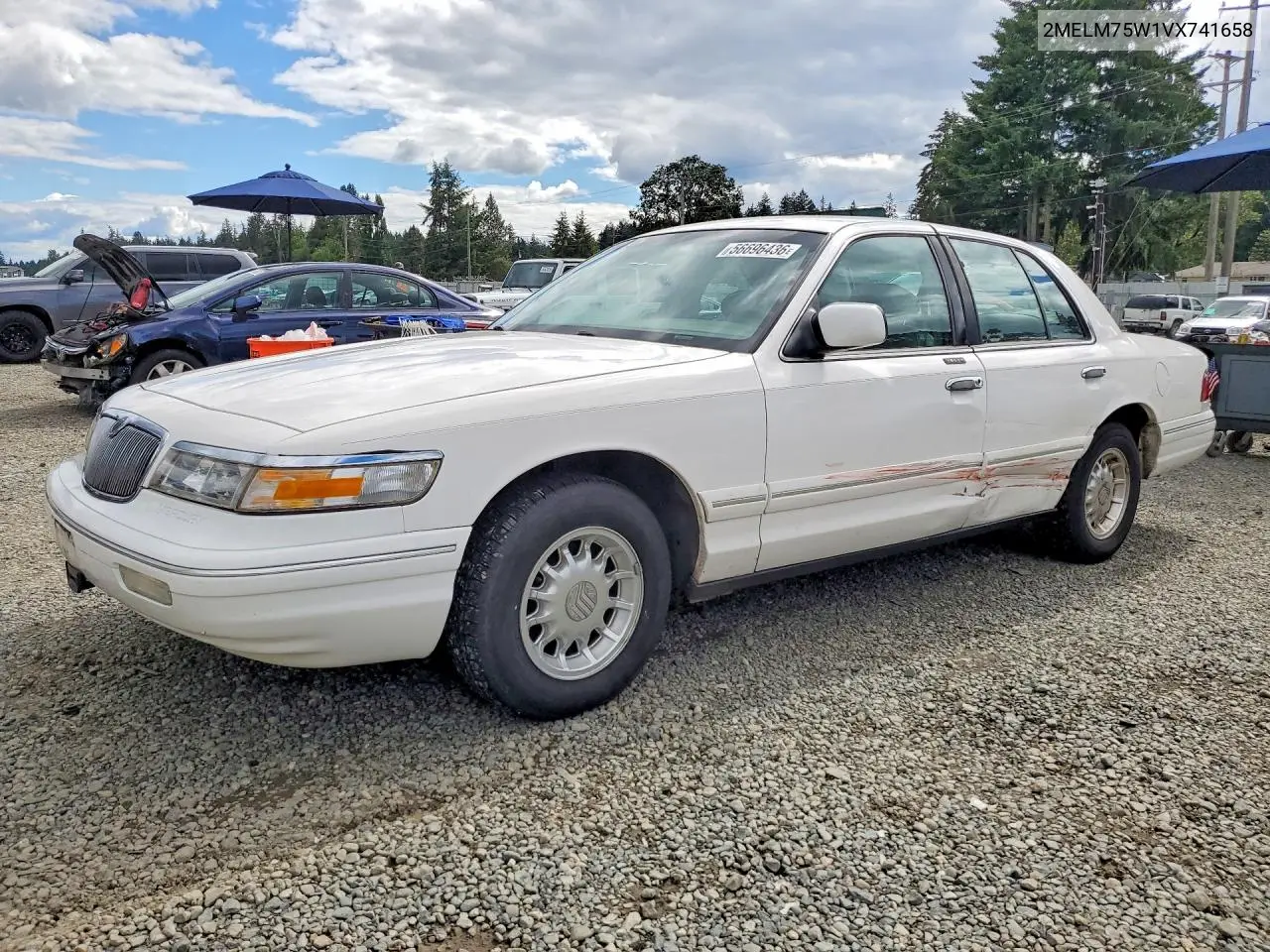 1997 Mercury Grand Marquis Ls VIN: 2MELM75W1VX741658 Lot: 56696436