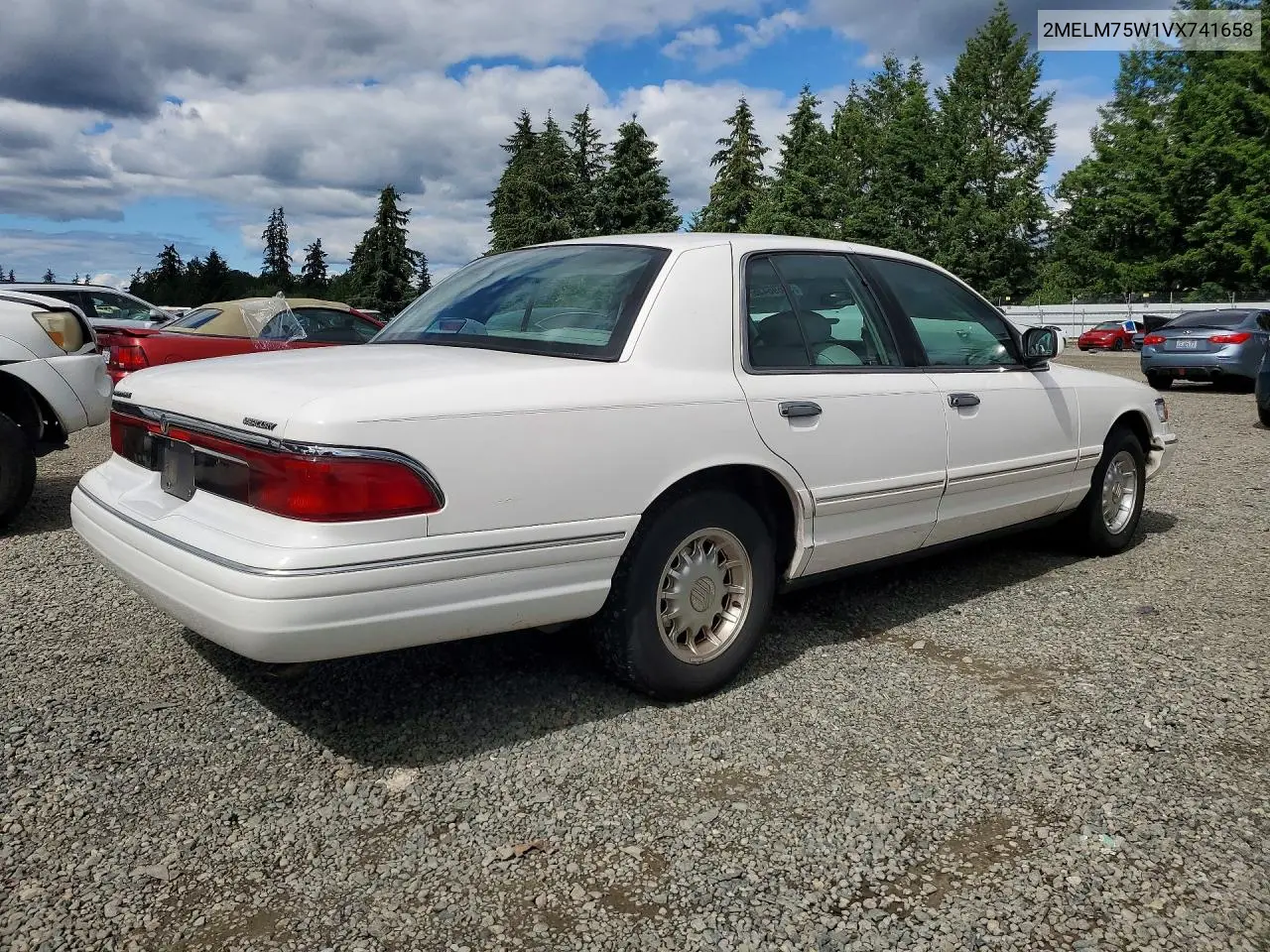 1997 Mercury Grand Marquis Ls VIN: 2MELM75W1VX741658 Lot: 56696436