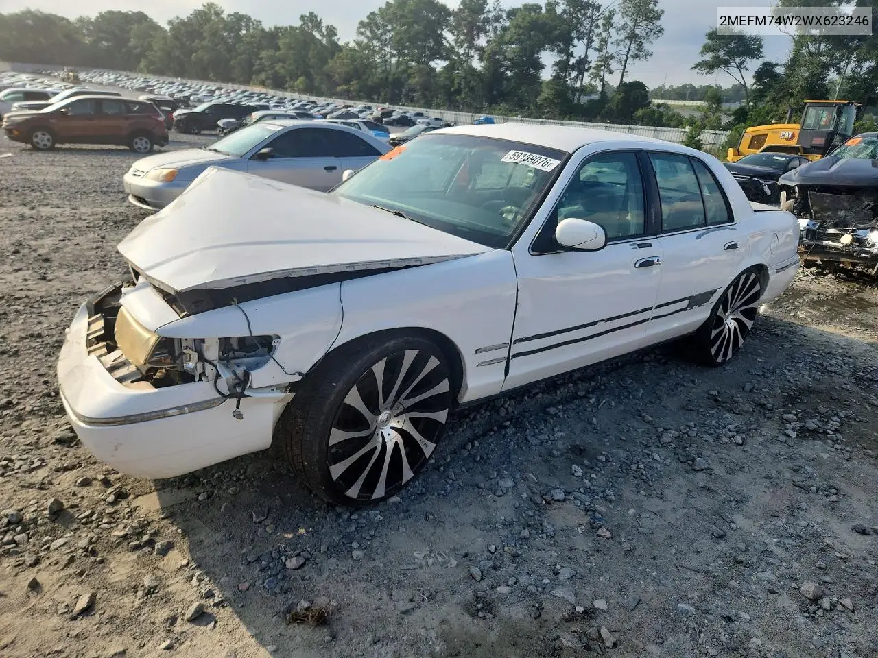 1998 Mercury Grand Marquis Gs VIN: 2MEFM74W2WX623246 Lot: 59159076