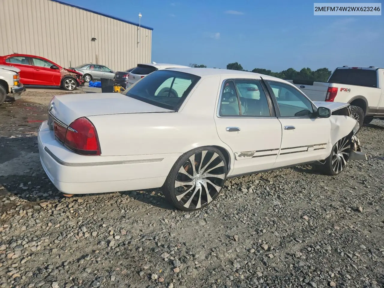 1998 Mercury Grand Marquis Gs VIN: 2MEFM74W2WX623246 Lot: 59159076