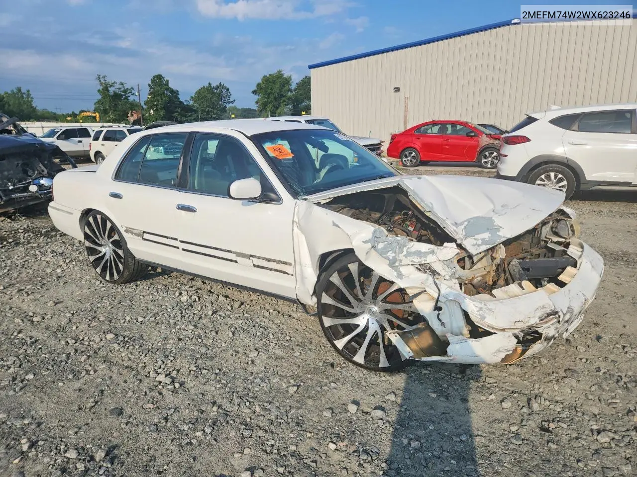 1998 Mercury Grand Marquis Gs VIN: 2MEFM74W2WX623246 Lot: 59159076