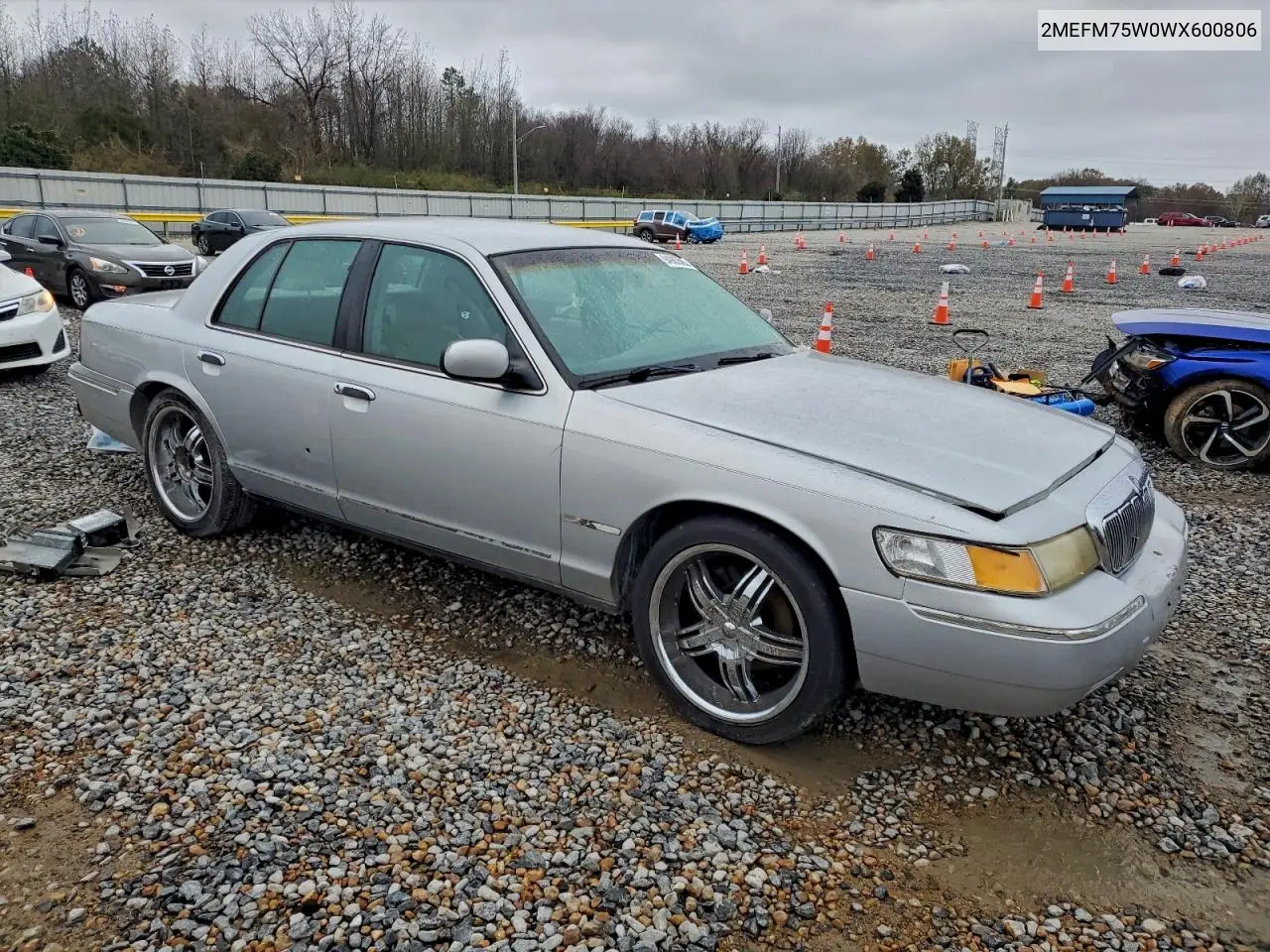 2MEFM75W0WX600806 1998 Mercury Grand Marquis Ls