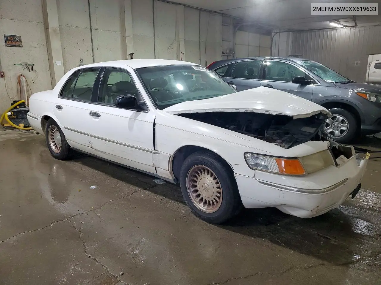 1999 Mercury Grand Marquis Ls VIN: 2MEFM75W0XX619633 Lot: 60669386