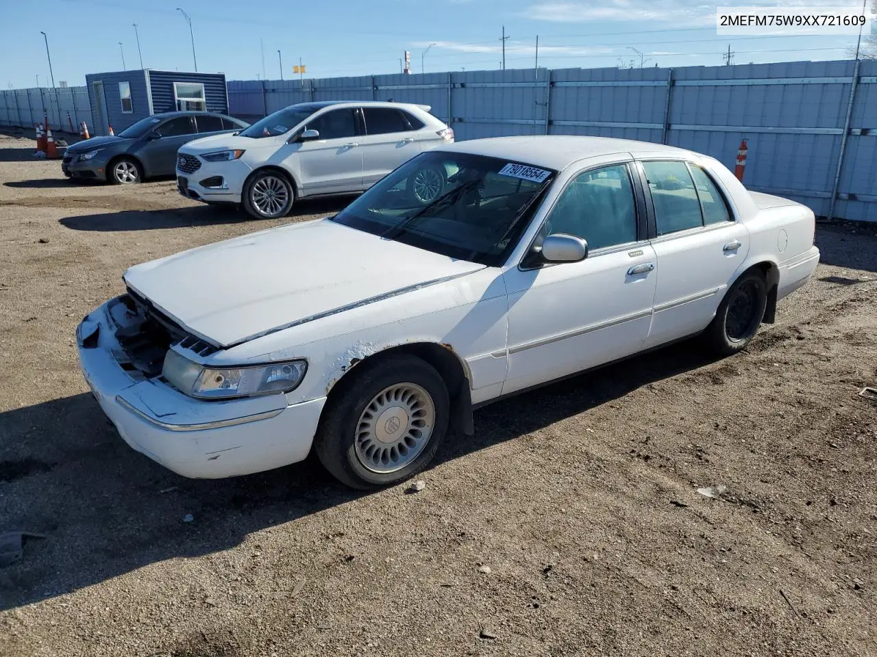 2MEFM75W9XX721609 1999 Mercury Grand Marquis