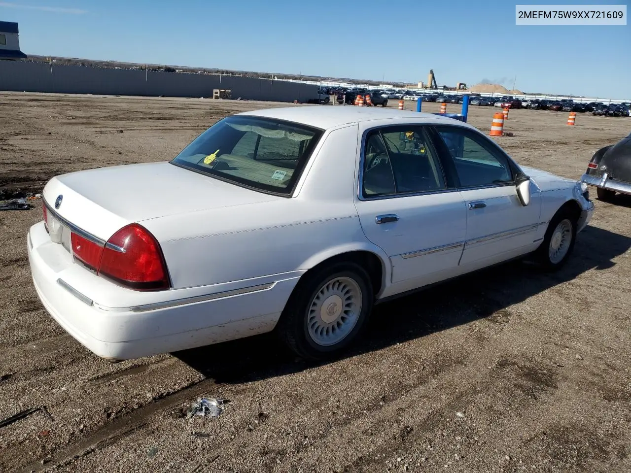 2MEFM75W9XX721609 1999 Mercury Grand Marquis
