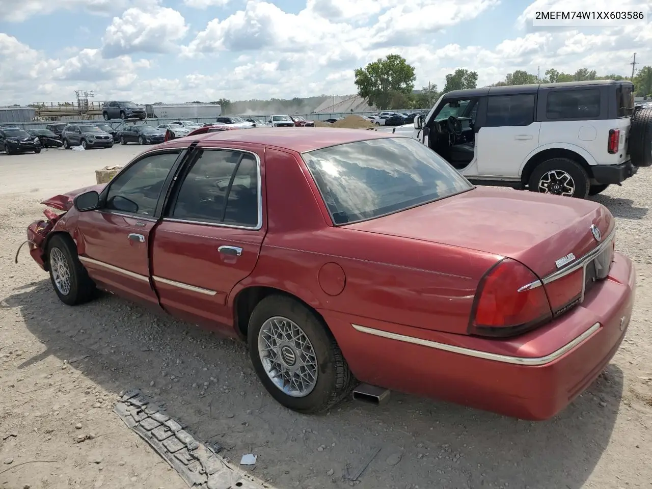 2MEFM74W1XX603586 1999 Mercury Grand Marquis Gs