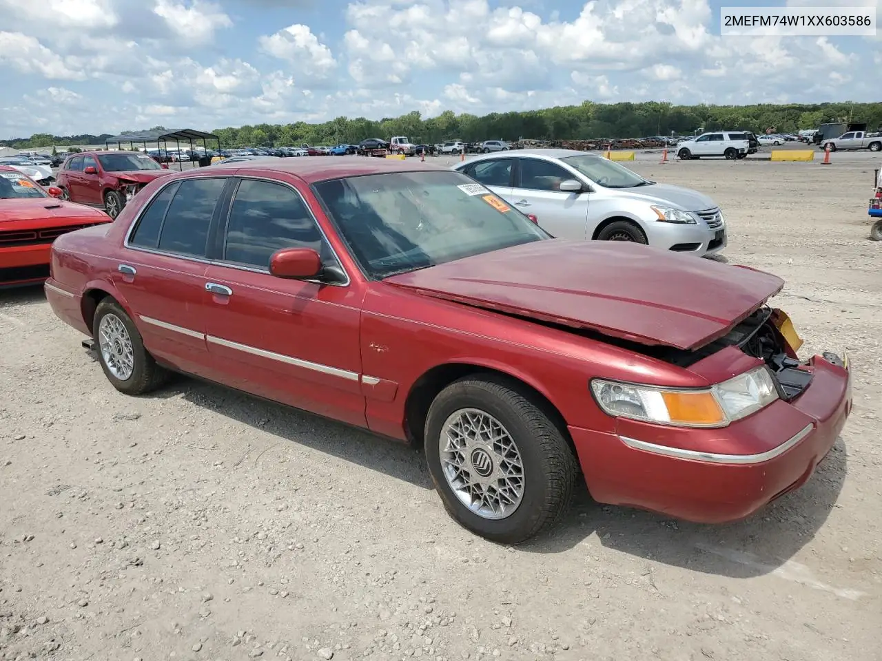 2MEFM74W1XX603586 1999 Mercury Grand Marquis Gs