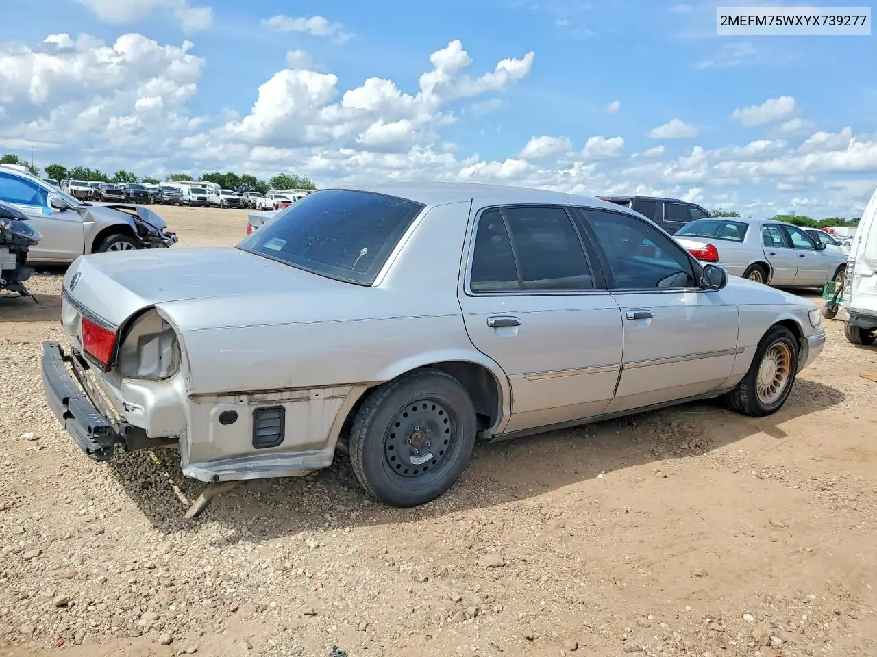 2000 Mercury Grand Marquis Ls VIN: 2MEFM75WXYX739277 Lot: 47103696