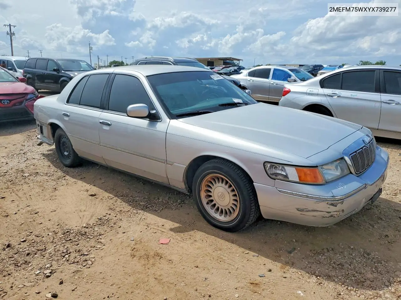 2000 Mercury Grand Marquis Ls VIN: 2MEFM75WXYX739277 Lot: 47103696