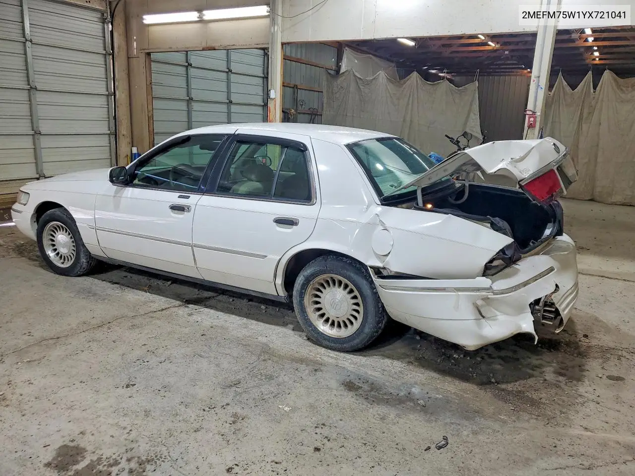 2000 Mercury Grand Marquis Ls VIN: 2MEFM75W1YX721041 Lot: 61892146