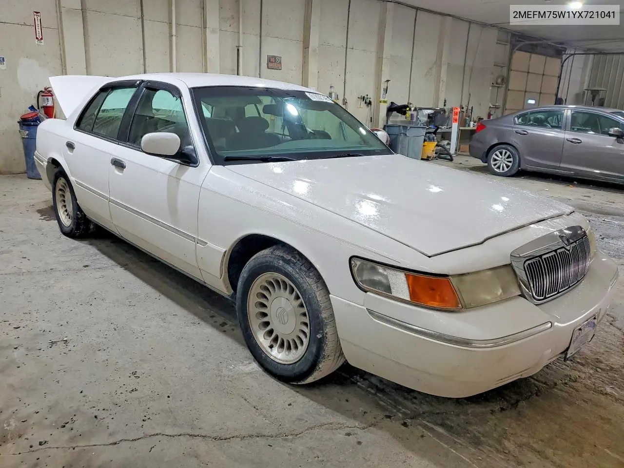 2000 Mercury Grand Marquis Ls VIN: 2MEFM75W1YX721041 Lot: 61892146