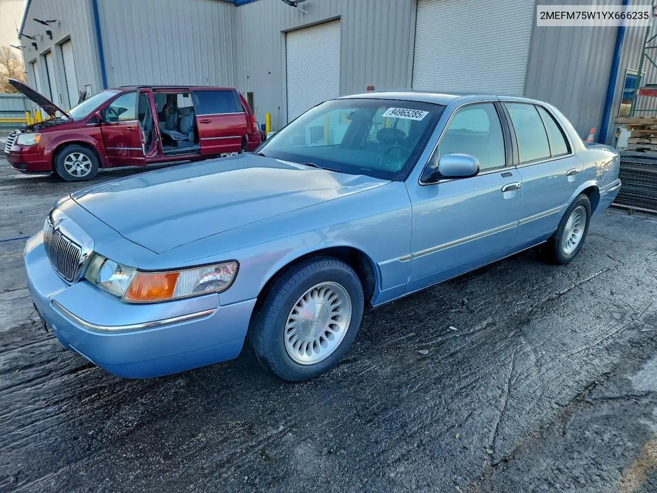 2MEFM75W1YX666235 2000 Mercury Grand Marquis Ls