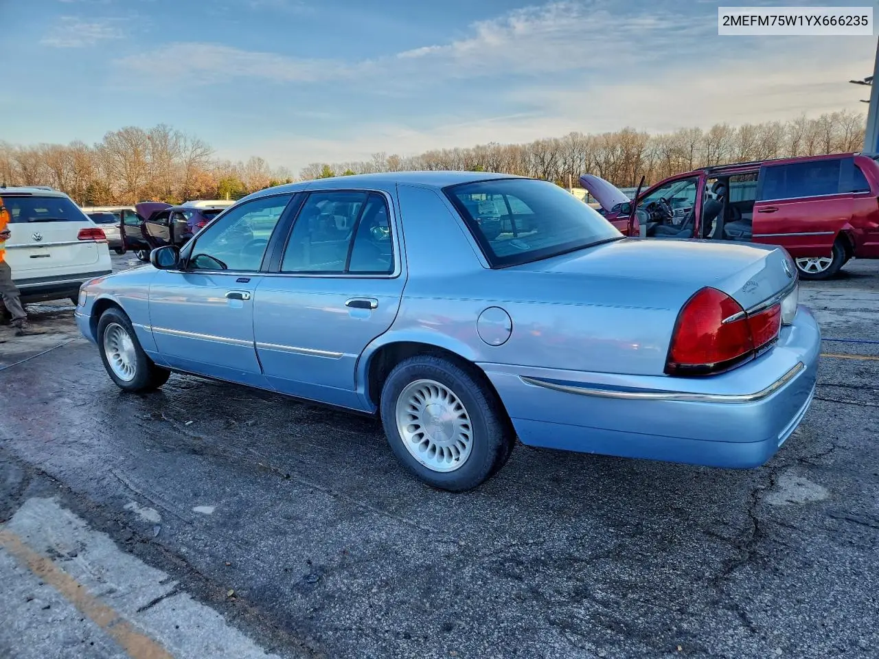 2MEFM75W1YX666235 2000 Mercury Grand Marquis Ls