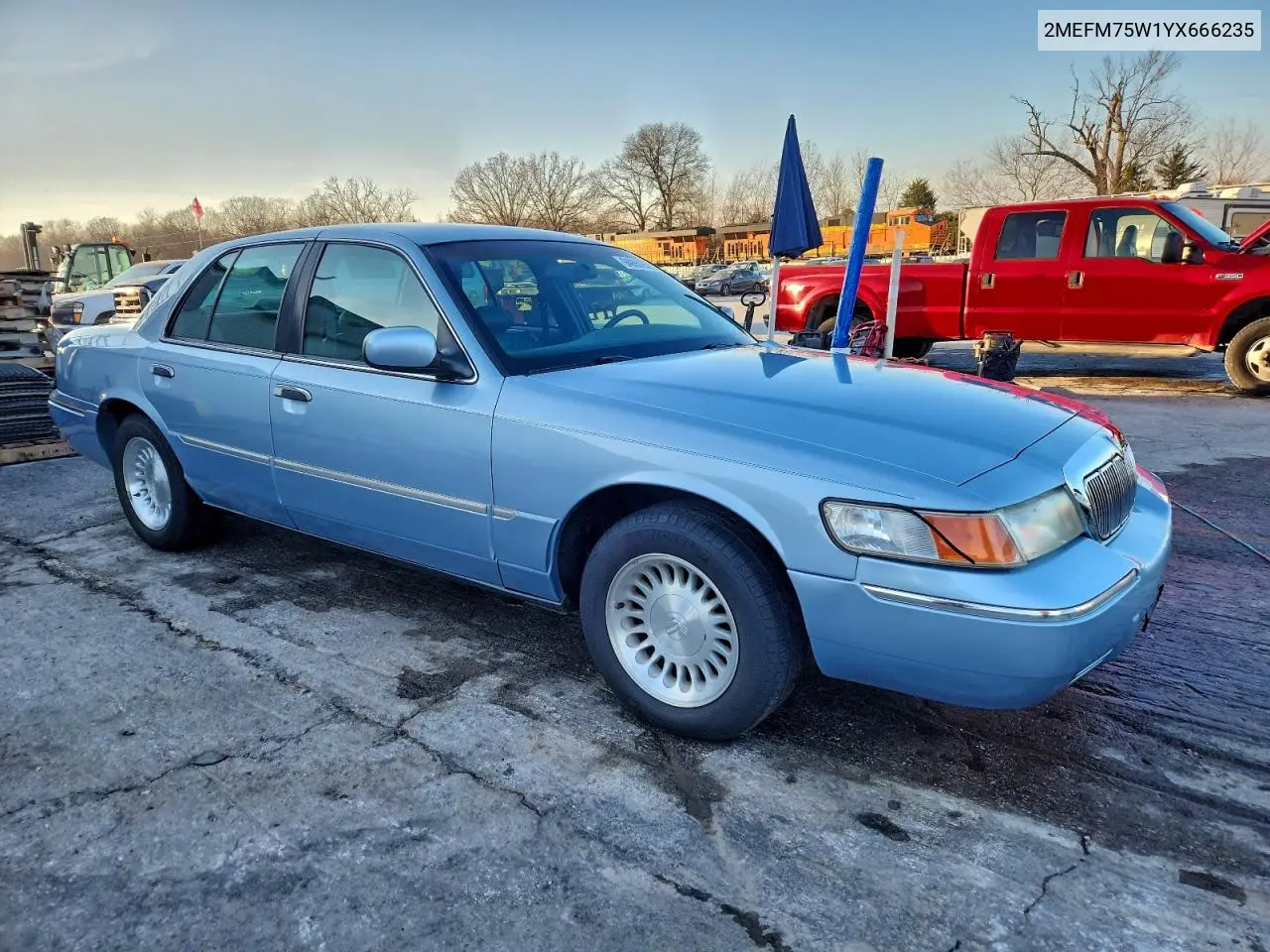 2MEFM75W1YX666235 2000 Mercury Grand Marquis Ls