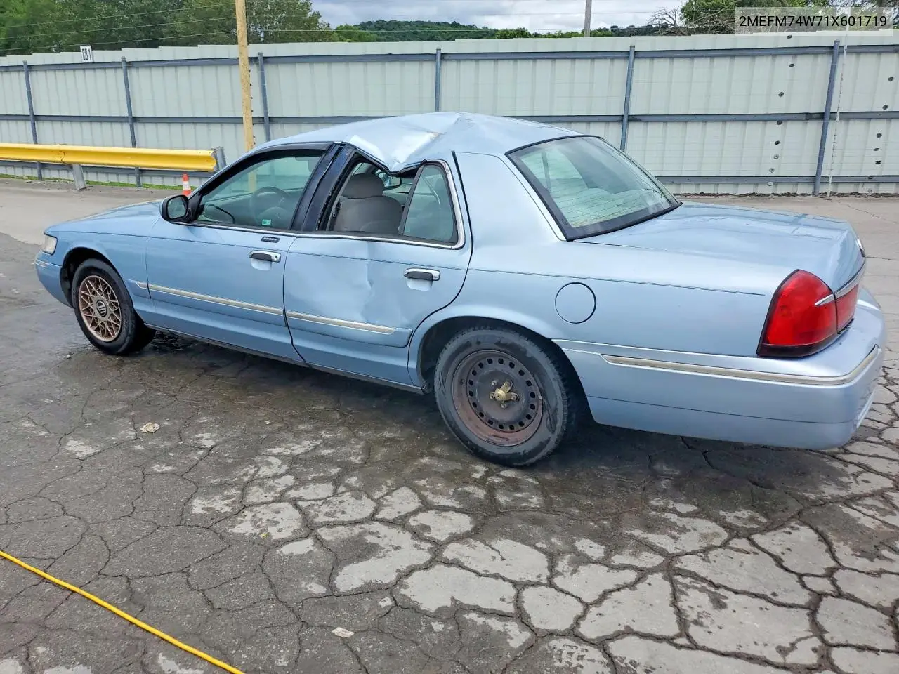 2001 Mercury Grand Marquis Gs VIN: 2MEFM74W71X601719 Lot: 57768326
