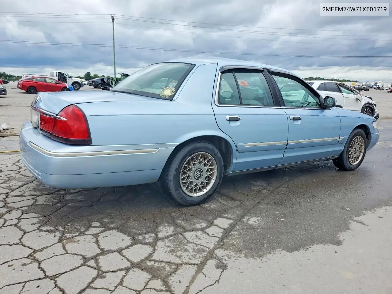 2001 Mercury Grand Marquis Gs VIN: 2MEFM74W71X601719 Lot: 57768326