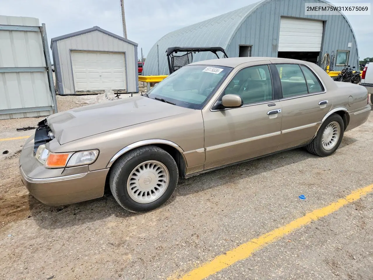 2001 Mercury Grand Marquis Ls VIN: 2MEFM75W31X675069 Lot: 58179336