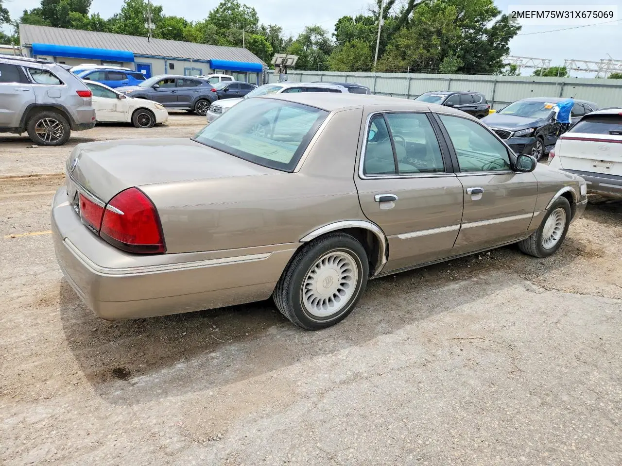 2001 Mercury Grand Marquis Ls VIN: 2MEFM75W31X675069 Lot: 58179336
