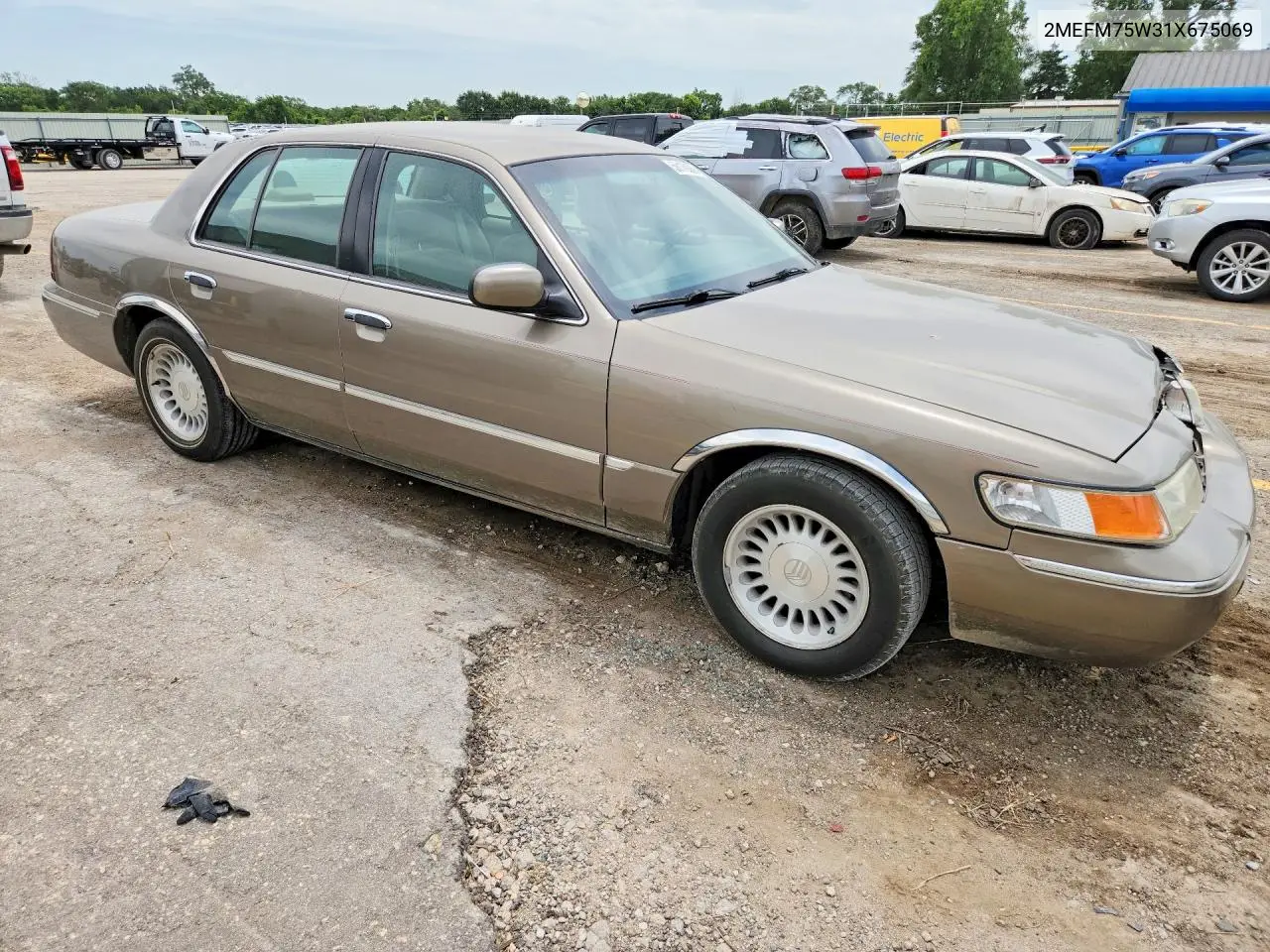 2001 Mercury Grand Marquis Ls VIN: 2MEFM75W31X675069 Lot: 58179336