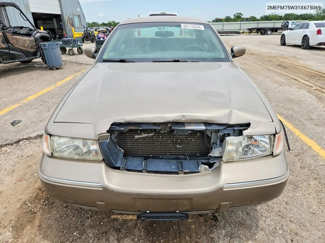 2001 Mercury Grand Marquis Ls VIN: 2MEFM75W31X675069 Lot: 58179336