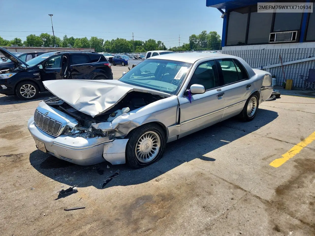 2001 Mercury Grand Marquis Ls VIN: 2MEFM75WX1X710934 Lot: 60926306