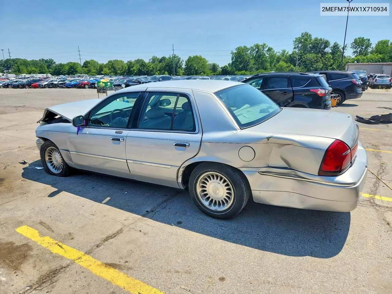 2001 Mercury Grand Marquis Ls VIN: 2MEFM75WX1X710934 Lot: 60926306