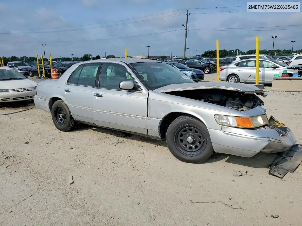 2002 Mercury Grand Marquis Ls VIN: 2MEFM75W22X635485 Lot: 60414826