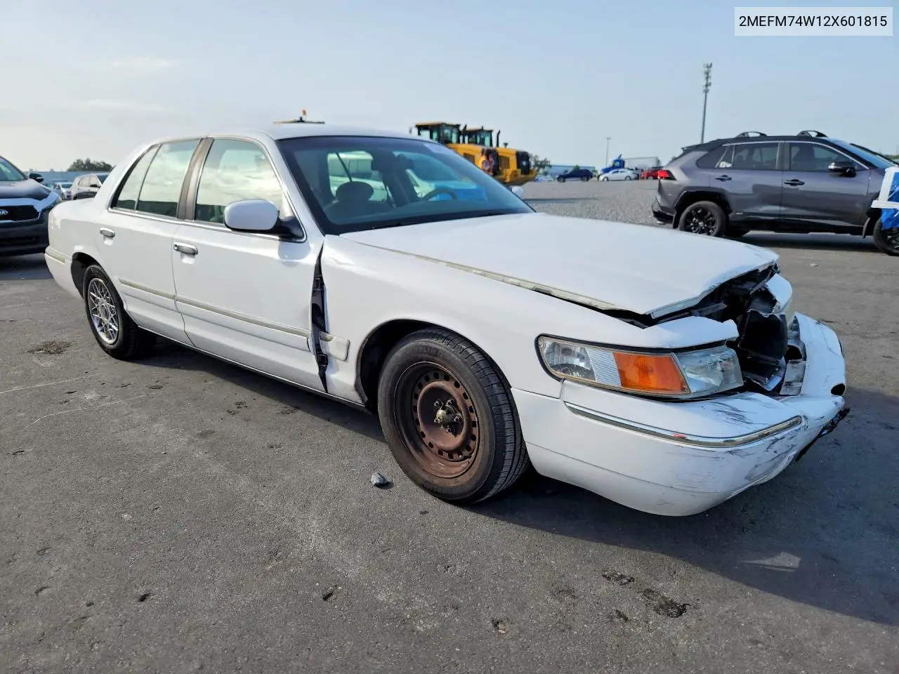2002 Mercury Grand Marquis Gs VIN: 2MEFM74W12X601815 Lot: 60462516