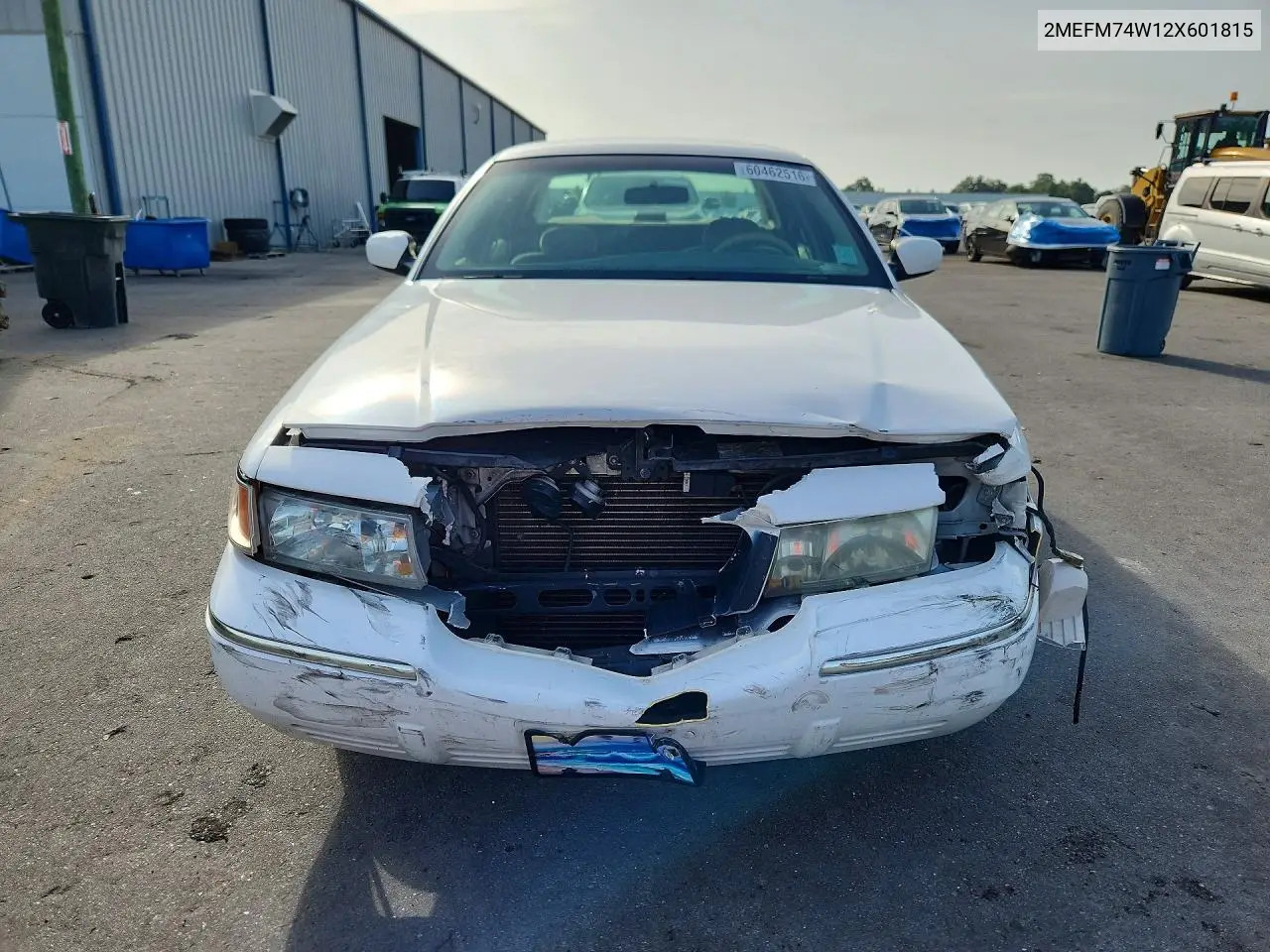 2002 Mercury Grand Marquis Gs VIN: 2MEFM74W12X601815 Lot: 60462516
