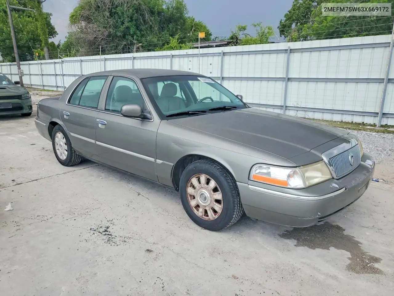2003 Mercury Grand Marquis Ls VIN: 2MEFM75W63X669172 Lot: 55683386