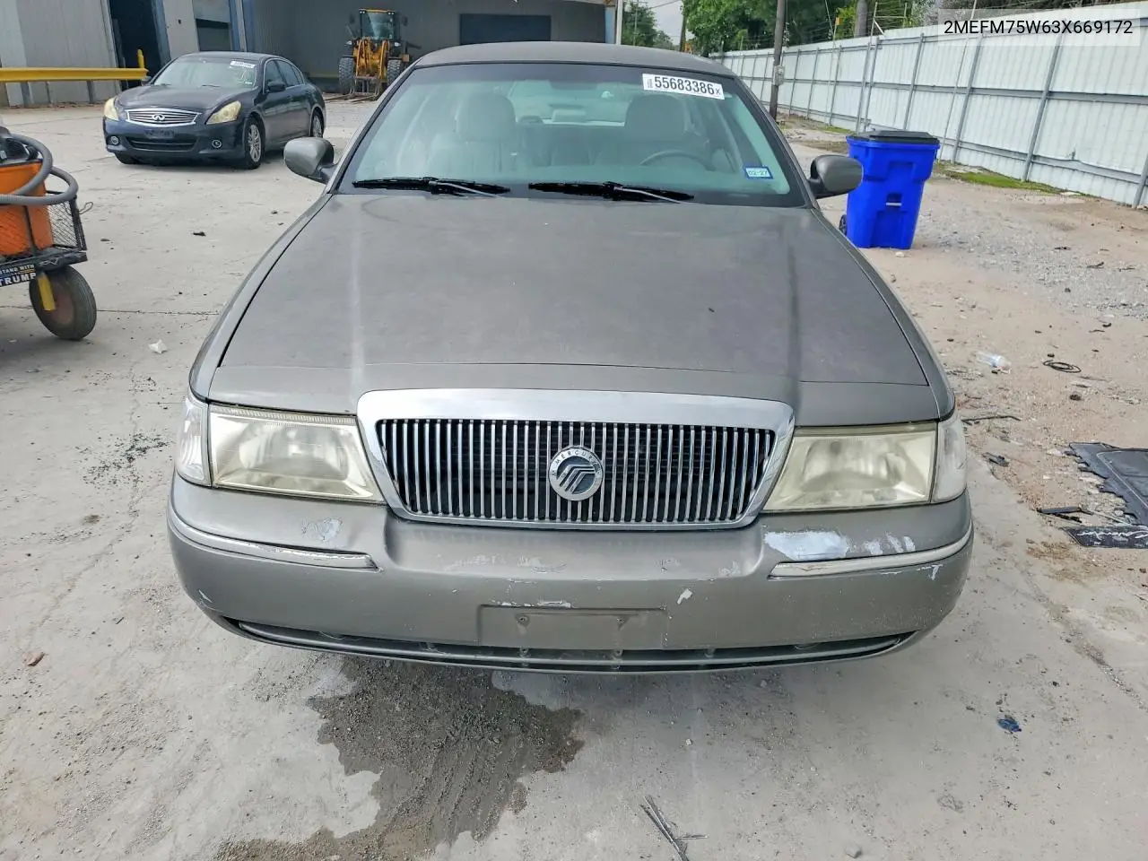 2003 Mercury Grand Marquis Ls VIN: 2MEFM75W63X669172 Lot: 55683386
