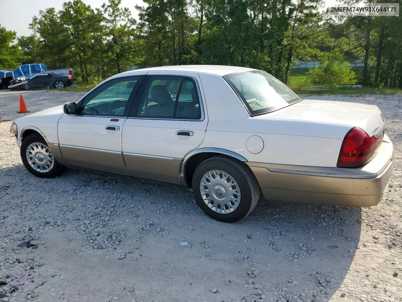 2003 Mercury Grand Marquis Gs VIN: 2MEFM74W93X644171 Lot: 58550026
