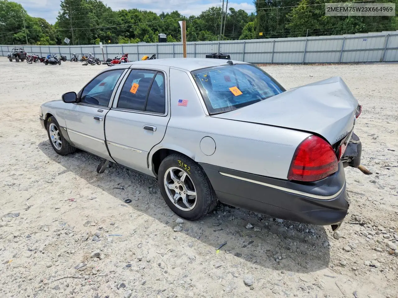 2003 Mercury Grand Marquis Ls VIN: 2MEFM75W23X664969 Lot: 58655646