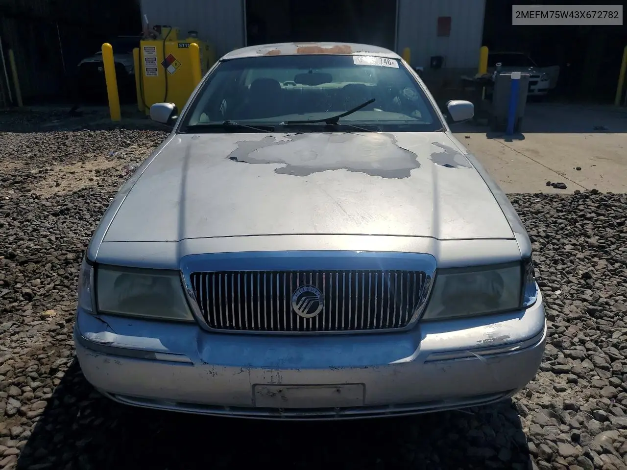 2003 Mercury Grand Marquis Ls VIN: 2MEFM75W43X672782 Lot: 61001746