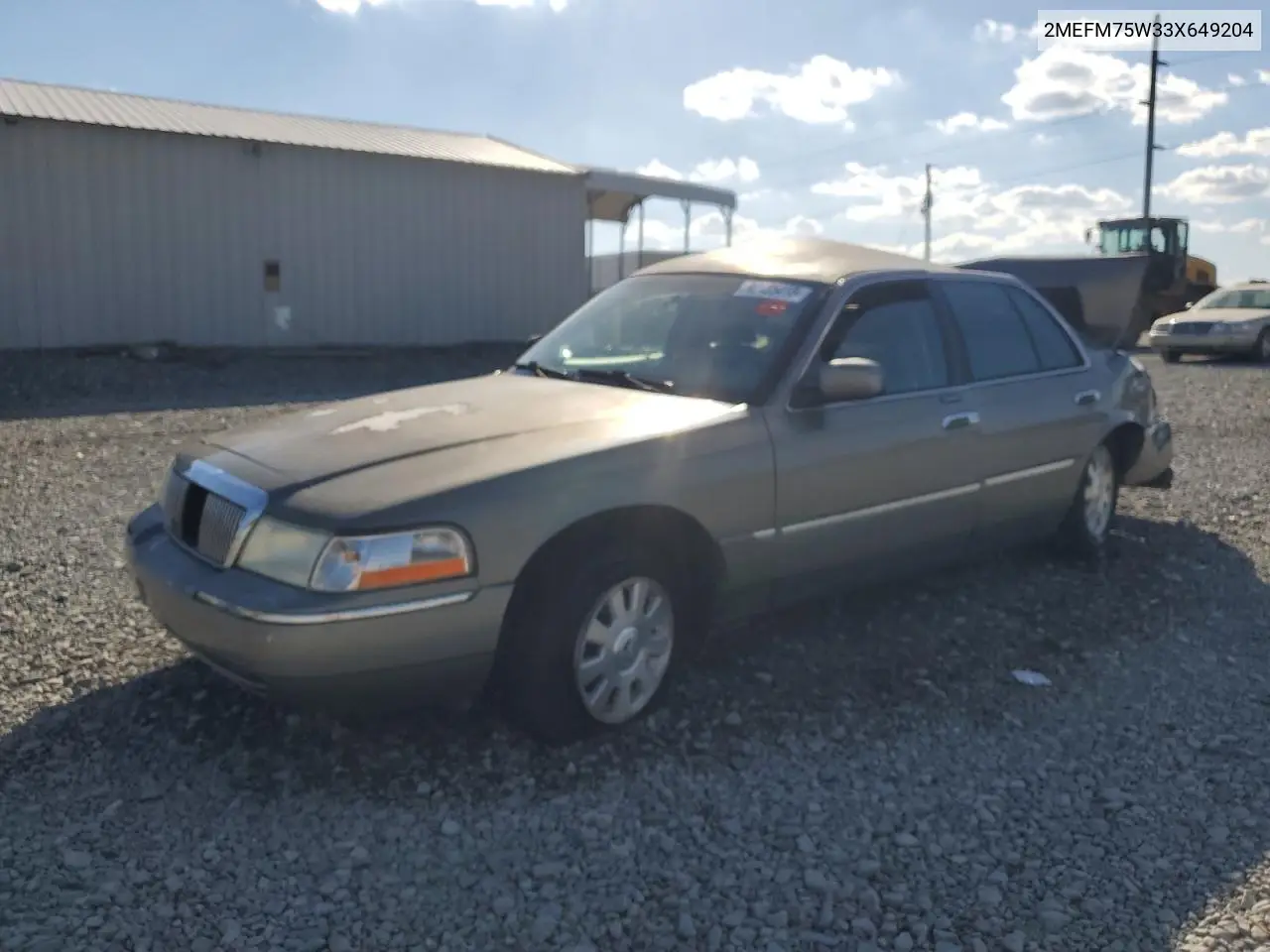 2MEFM75W33X649204 2003 Mercury Grand Marquis Ls