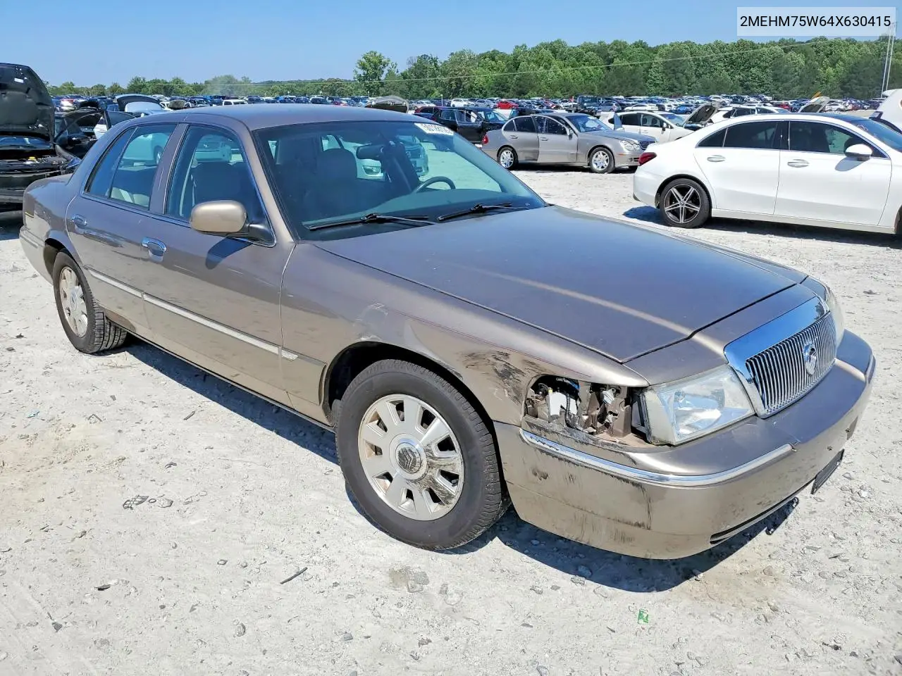 2004 Mercury Grand Marquis Ls VIN: 2MEHM75W64X630415 Lot: 50128126