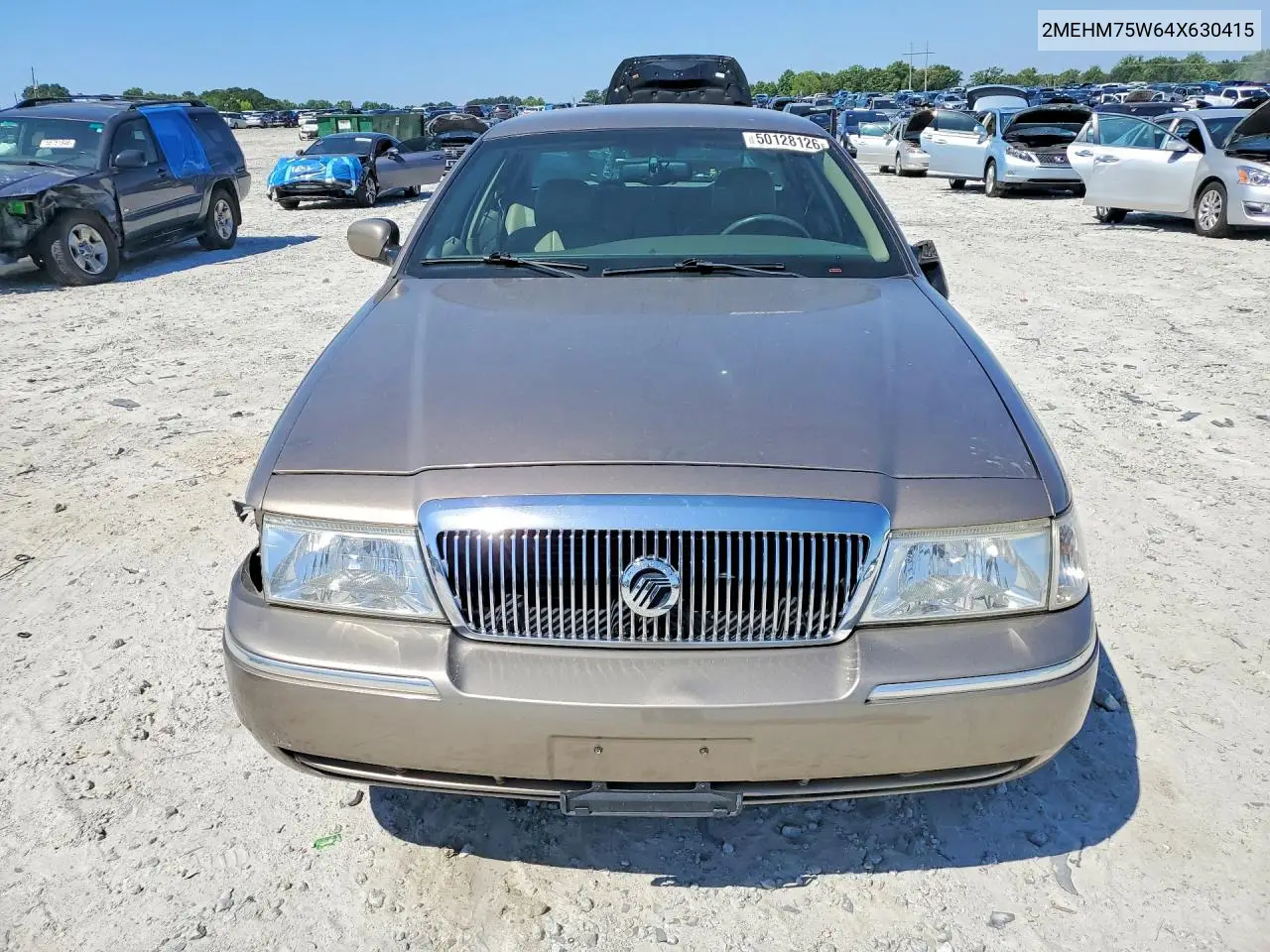 2004 Mercury Grand Marquis Ls VIN: 2MEHM75W64X630415 Lot: 50128126