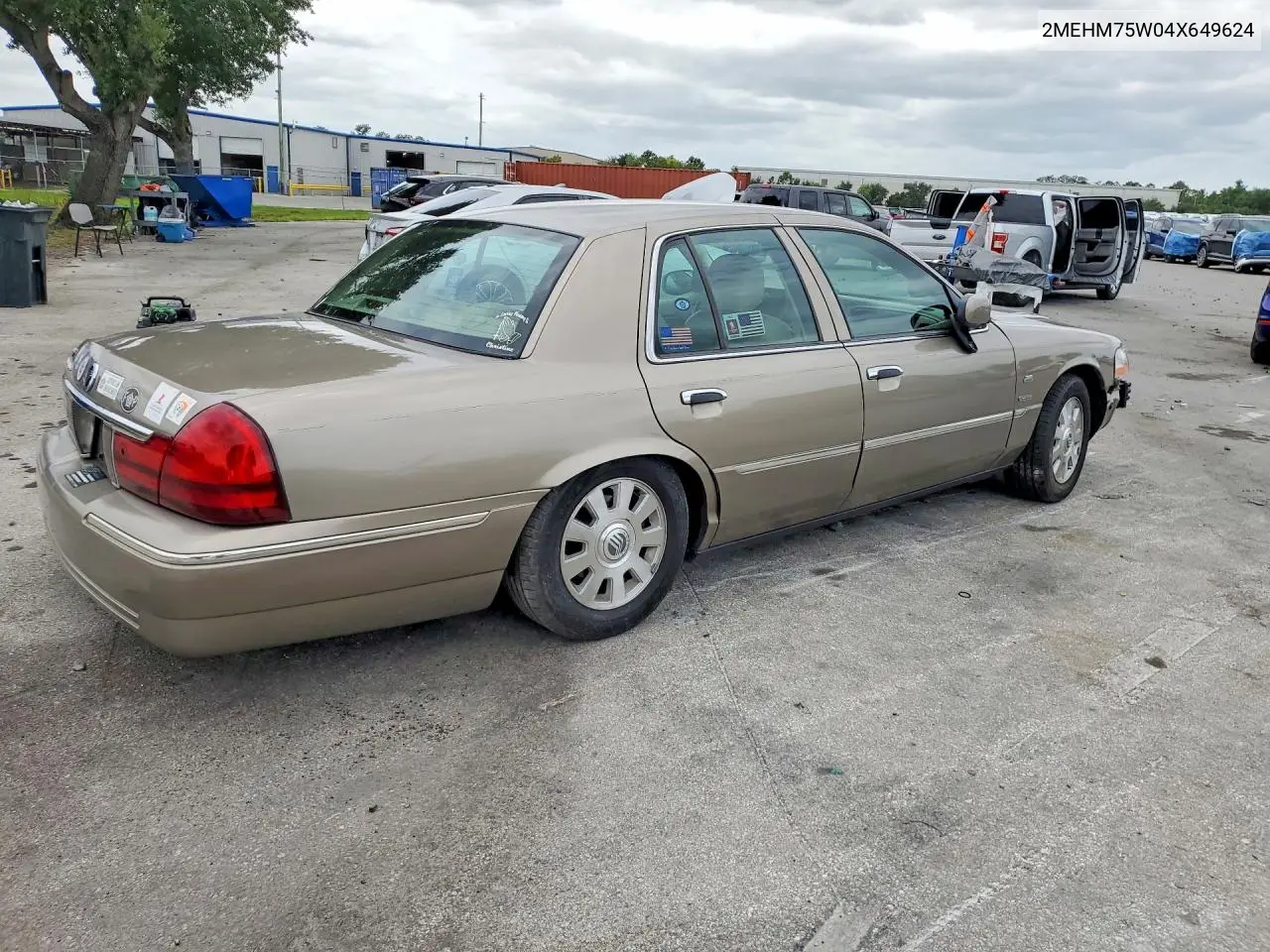2004 Mercury Grand Marquis Ls VIN: 2MEHM75W04X649624 Lot: 55653676